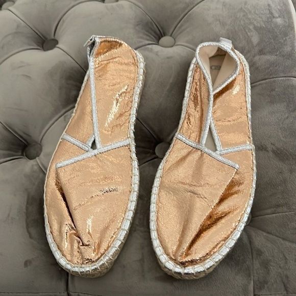 ASOS Josie wide fit metallic espedrilles - Picture 2 of 3